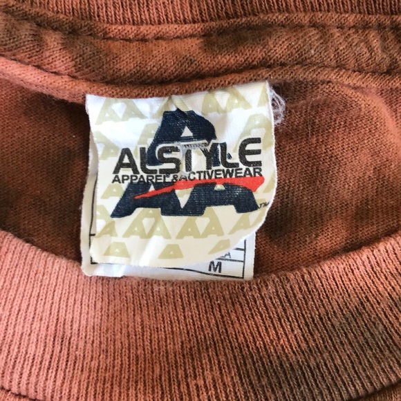 Alstyle Hawaiian Boho Hang Loose Kick Back Hippie Streetwear Tie Dye Shirt Sz M - Picture 9 of 11